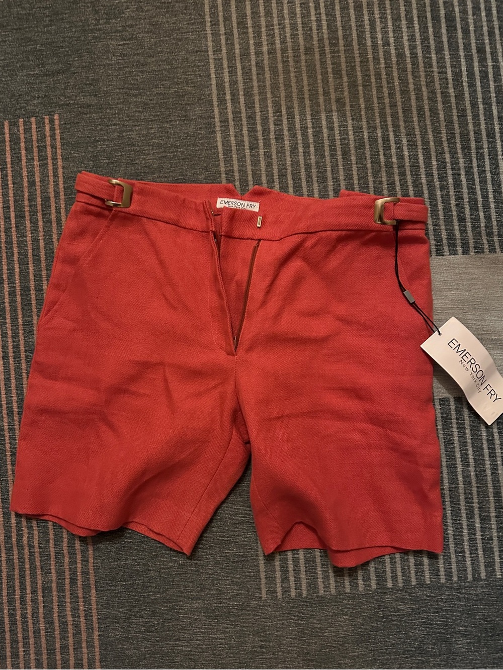 Emerson Fry NWT Pink Linen Shorts Size 4